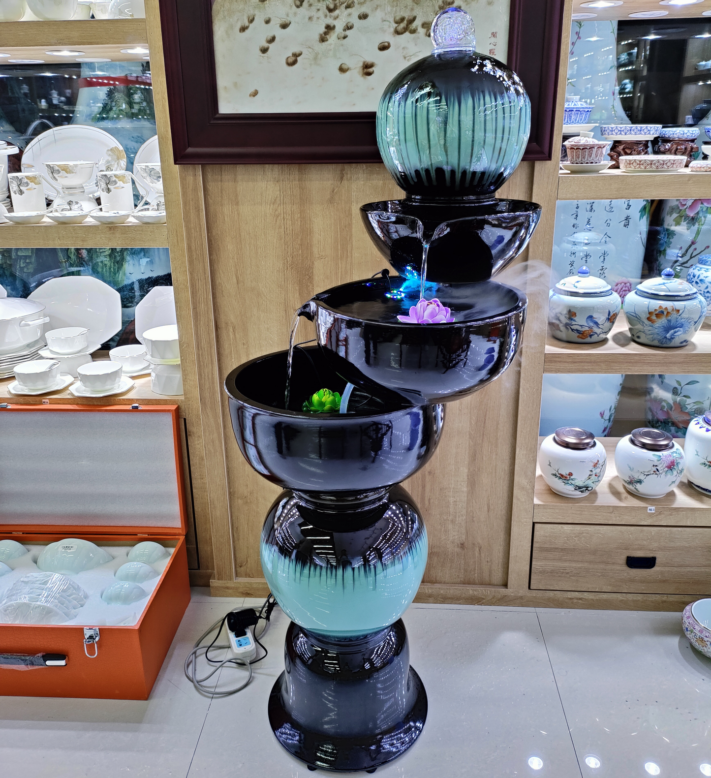 Indoor ceramic fountain JC-002