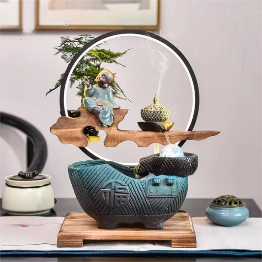 Indoor ceramic fountain w3s037