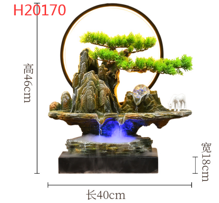 Indoor resin fountain H20170