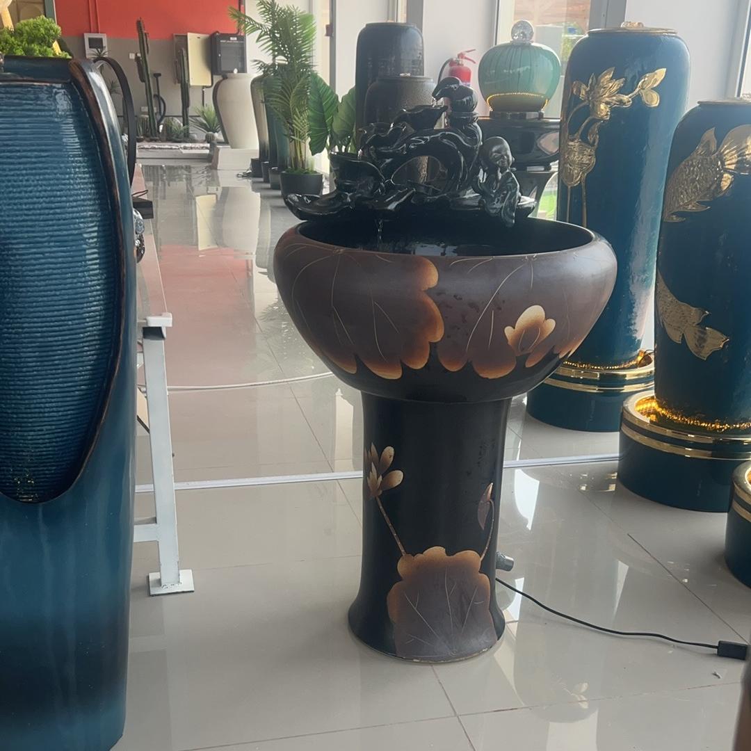 Indoor ceramic fountain MNC047-2-1